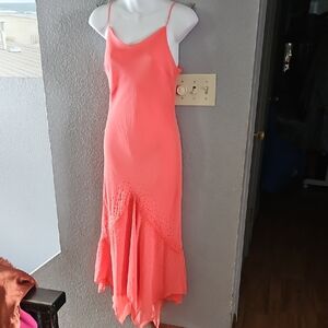 Elegant Coral Dress